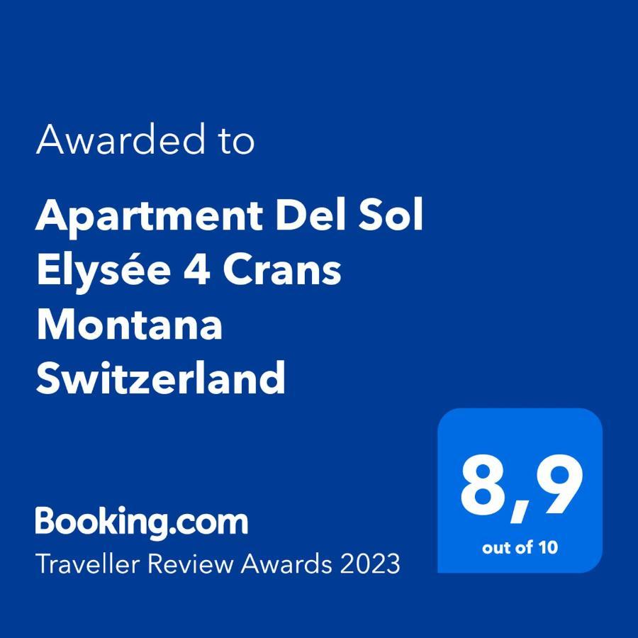 Apartment Del Sol Elysee 4 Crans Montana Switzerland Eksteriør billede